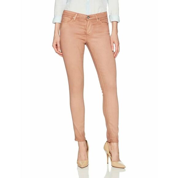 Adriano Goldschmied Legging Ankle Super Skinny Size 25 Leatherette Coated - Picture 1 of 10